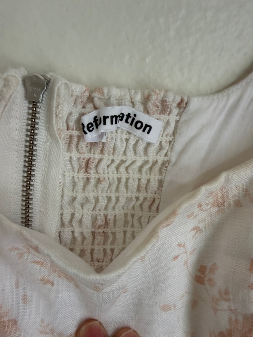 Reformation Palm Linen Set Skirt and Top Floral Print - Picture 9 of 13